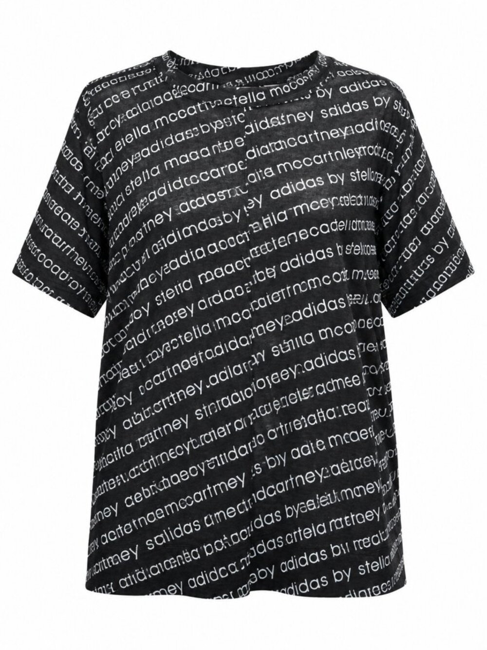 adidas by Stella McCartney Logo Text Print Tee S
